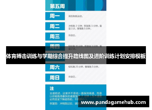 体育搏击训练与学期综合提升路线图及进阶训练计划安排模板